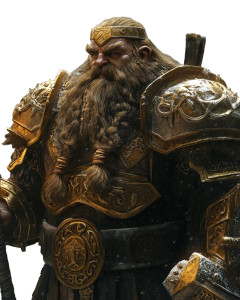 Armored Dwarf Warhammer Runes Vinyl Car Decal Sticker – Waterproof & UV-Resistant 4.0"