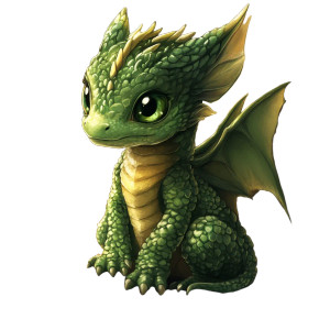 Baby Green Dragon Vinyl Car Decal Sticker – Waterproof & UV-Resistant 4.0" Baby Green Dragon Vinyl Car Decal Sticker – Waterproof & UV-Resistant 4.0"