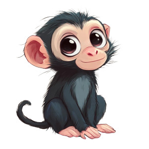 Baby Mandrill Monkey Cute Vinyl Car Decal Sticker – Waterproof & UV-Resistant 4.0" Baby Mandrill Monkey Cute Vinyl Car Decal Sticker – Waterproof & UV-Resistant 4.0"