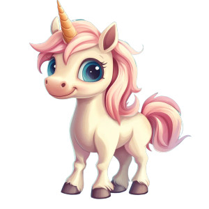 Baby Unicorn Vinyl Car Decal Sticker – Waterproof & UV-Resistant 4.0" Baby Unicorn Vinyl Car Decal Sticker – Waterproof & UV-Resistant 4.0"