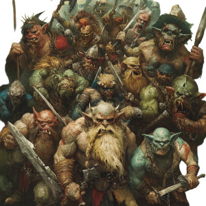 Barbarian Horde Creatures Vinyl Car Decal Sticker – Waterproof & UV-Resistant 4.0"