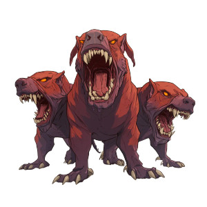 Cartoon Cerberus 4K Vinyl Car Decal Sticker – Waterproof & UV-Resistant 4.0" Cartoon Cerberus 4K Vinyl Car Decal Sticker – Waterproof & UV-Resistant 4.0"