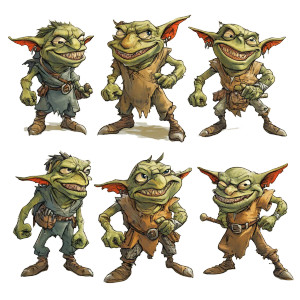 Cartoons Goblins Chaos Vinyl Car Decal Sticker – Waterproof & UV-Resistant 4.0"