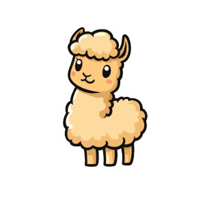 Chibi Alpaca Logo Vinyl Car Decal Sticker – Waterproof & UV-Resistant 4.0" Chibi Alpaca Logo Vinyl Car Decal Sticker – Waterproof & UV-Resistant 4.0"