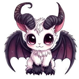 Chibi Baphometh Cute Scary Vinyl Car Decal Sticker – Waterproof & UV-Resistant 4.0" Chibi Baphometh Cute Scary Vinyl Car Decal Sticker – Waterproof & UV-Resistant 4.0"