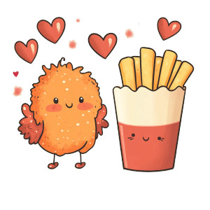 Chicken Fry Ranch Love Vinyl Car Decal Sticker – Waterproof & UV-Resistant 4.0"
