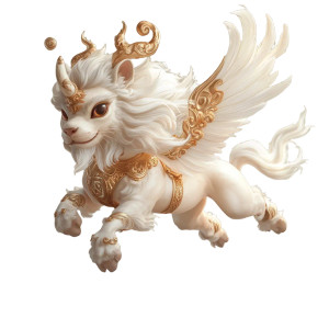 Chinese Monster Horse Lion Vinyl Car Decal Sticker – Waterproof & UV-Resistant 4.0"