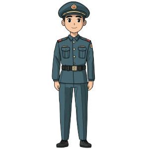 Chinese Soldier Cartoon Vinyl Car Decal Sticker – Waterproof & UV-Resistant 4.0" Chinese Soldier Cartoon Vinyl Car Decal Sticker – Waterproof & UV-Resistant 4.0"