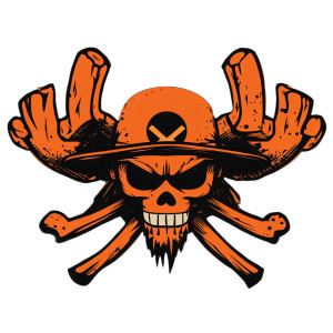 Chopper One Piece Team Vinyl Car Decal Sticker – Waterproof & UV-Resistant 4.0" Chopper One Piece Team Vinyl Car Decal Sticker – Waterproof & UV-Resistant 4.0"