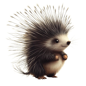 Confident Porcupine Illustration Vinyl Car Decal Sticker – Waterproof & UV-Resistant 4.0" Confident Porcupine Illustration Vinyl Car Decal Sticker – Waterproof & UV-Resistant 4.0"