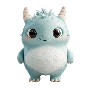 Cute Animal Monster Character Vinyl Car Decal Sticker – Waterproof & UV-Resistant 4.0"