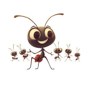 Cute Ant Cartoon Garden Vinyl Car Decal Sticker – Waterproof & UV-Resistant 4.0" Cute Ant Cartoon Garden Vinyl Car Decal Sticker – Waterproof & UV-Resistant 4.0"