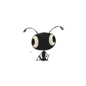 Cute Ant Desk Disney Vinyl Car Decal Sticker – Waterproof & UV-Resistant 4.0"