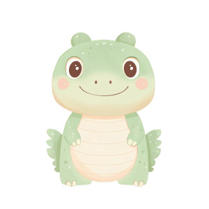 Cute Cartoon Crocodile Vinyl Car Decal Sticker – Waterproof & UV-Resistant 4.0" Cute Cartoon Crocodile Vinyl Car Decal Sticker – Waterproof & UV-Resistant 4.0"