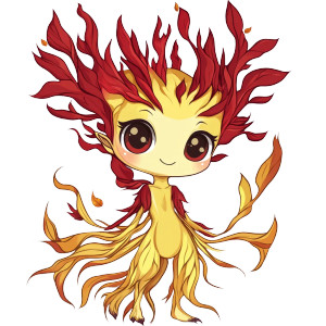 Cute Chibi Dryad Vinyl Car Decal Sticker – Waterproof & UV-Resistant 4.0" Cute Chibi Dryad Vinyl Car Decal Sticker – Waterproof & UV-Resistant 4.0"