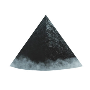 Dark Crystal Pyramid Gray Sea Vinyl Car Decal Sticker – Waterproof & UV-Resistant 4.0"