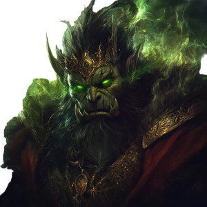 Deadly King Orc Vinyl Car Decal Sticker – Waterproof & UV-Resistant 4.0"