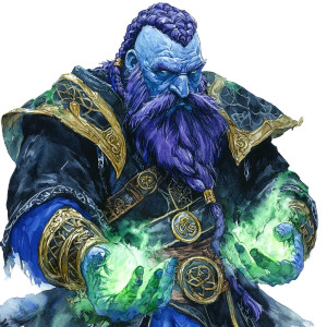 Dwarf Blue Skin Magic Vinyl Car Decal Sticker – Waterproof & UV-Resistant 4.0"