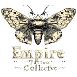 Empire Tattoo Death Moth Vinyl Car Decal Sticker – Waterproof & UV-Resistant 4.0"