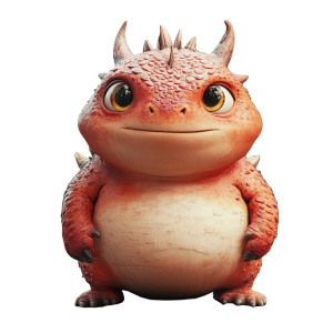 Fire Dragon Elf Cute Vinyl Car Decal Sticker – Waterproof & UV-Resistant 4.0"