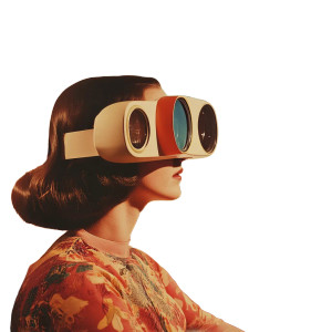 1970S View Master Vinyl Car Decal Sticker – Waterproof & UV-Resistant 4.0"