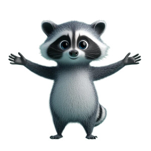 3D Cartoon Raccoon Green Vinyl Car Decal Sticker – Waterproof & UV-Resistant 4.0" 3D Cartoon Raccoon Green Vinyl Car Decal Sticker – Waterproof & UV-Resistant 4.0"