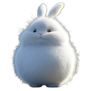 3D Fluffy Bunny Belly Vinyl Car Decal Sticker – Waterproof & UV-Resistant 4.0" 3D Fluffy Bunny Belly Vinyl Car Decal Sticker – Waterproof & UV-Resistant 4.0"