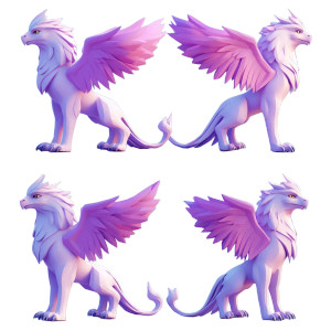 3D Griffin Mascot Turnaround Vinyl Car Decal Sticker – Waterproof & UV-Resistant 4.0" 3D Griffin Mascot Turnaround Vinyl Car Decal Sticker – Waterproof & UV-Resistant 4.0"