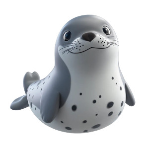 3D Roblox Baikal Seal Vinyl Car Decal Sticker – Waterproof & UV-Resistant 4.0"