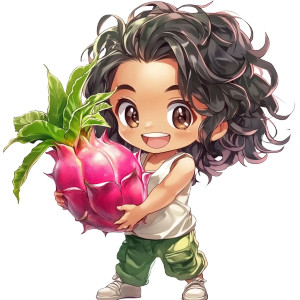 Adorable Brown Anime Baby Vinyl Car Decal Sticker – Waterproof & UV-Resistant 4.0"