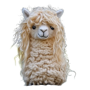 Alpaca Blonde Hair Comic Vinyl Car Decal Sticker – Waterproof & UV-Resistant 4.0" Alpaca Blonde Hair Comic Vinyl Car Decal Sticker – Waterproof & UV-Resistant 4.0"