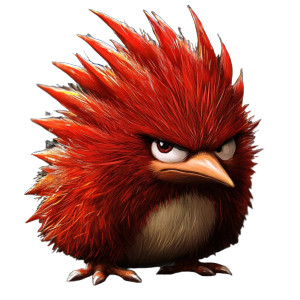 Angry Birds Knuckles Echidna Vinyl Car Decal Sticker – Waterproof & UV-Resistant 4.0"