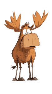 Angry Moose Disney Style Vinyl Car Decal Sticker – Waterproof & UV-Resistant 4.0" Angry Moose Disney Style Vinyl Car Decal Sticker – Waterproof & UV-Resistant 4.0"