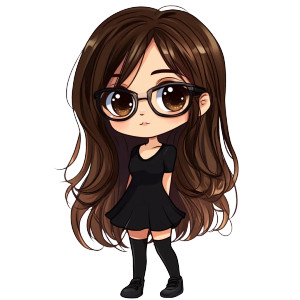 Anime Chibi Image Vinyl Car Decal Sticker – Waterproof & UV-Resistant 4.0"