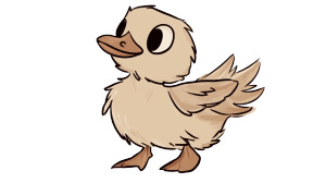 Anthropomorphic Male Duck Cartoon Vinyl Car Decal Sticker – Waterproof & UV-Resistant 7.14"