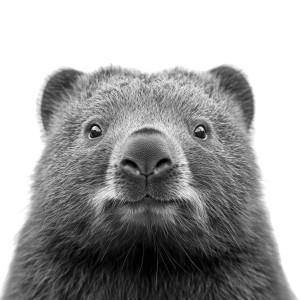 Australian Wombat Face Vinyl Car Decal Sticker – Waterproof & UV-Resistant 4.0" Australian Wombat Face Vinyl Car Decal Sticker – Waterproof & UV-Resistant 4.0"