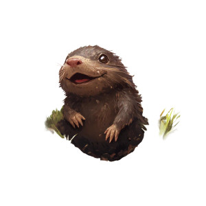 Baby Mole Pokemon Style Vinyl Car Decal Sticker – Waterproof & UV-Resistant 4.0"