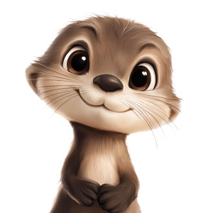 Baby Otter Headshot Vinyl Car Decal Sticker – Waterproof & UV-Resistant 4.0" Baby Otter Headshot Vinyl Car Decal Sticker – Waterproof & UV-Resistant 4.0"