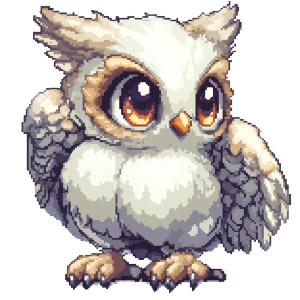 Baby Owl Pokemon Pixel Vinyl Car Decal Sticker – Waterproof & UV-Resistant 4.0"