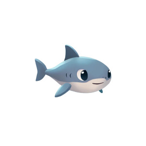 Baby Shark Cartoon Vinyl Car Decal Sticker – Waterproof & UV-Resistant 4.0" Baby Shark Cartoon Vinyl Car Decal Sticker – Waterproof & UV-Resistant 4.0"