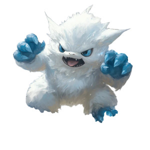 Baby Yeti Ice Fists Pokemon Vinyl Car Decal Sticker – Waterproof & UV-Resistant 4.0"