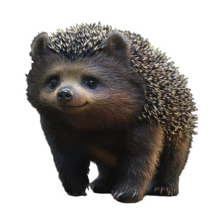 Bear Hedgehog Hybrid Vinyl Car Decal Sticker – Waterproof & UV-Resistant 4.0"