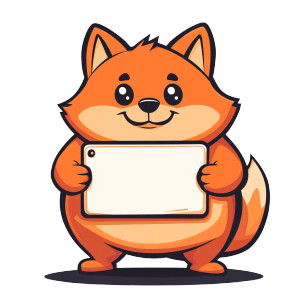 Big Red Fat Fox Vinyl Car Decal Sticker – Waterproof & UV-Resistant 4.0"