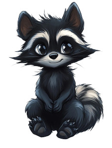 Black Raccoon Four Hooves Vinyl Car Decal Sticker – Waterproof & UV-Resistant 4.11" Black Raccoon Four Hooves Vinyl Car Decal Sticker – Waterproof & UV-Resistant 4.11"