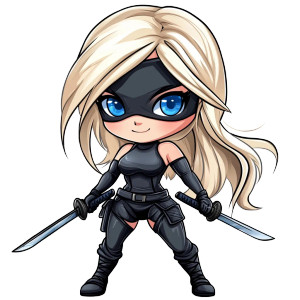Blonde Blue Anime Ninja Vinyl Car Decal Sticker – Waterproof & UV-Resistant 4.0" Blonde Blue Anime Ninja Vinyl Car Decal Sticker – Waterproof & UV-Resistant 4.0"