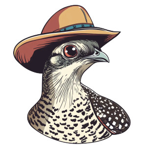 Bobwhite Quail Campaign Hat Vinyl Car Decal Sticker – Waterproof & UV-Resistant 4.0"
