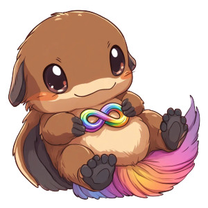Brown Chibi Platypus Rainbow Vinyl Car Decal Sticker – Waterproof & UV-Resistant 4.0" Brown Chibi Platypus Rainbow Vinyl Car Decal Sticker – Waterproof & UV-Resistant 4.0"