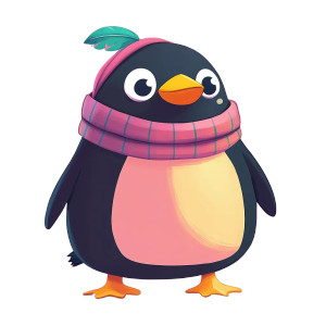 Cartoon Penguin Character Vinyl Car Decal Sticker – Waterproof & UV-Resistant 4.0" Cartoon Penguin Character Vinyl Car Decal Sticker – Waterproof & UV-Resistant 4.0"