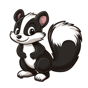 Cartoon Skunk Sticker Vinyl Car Decal Sticker – Waterproof & UV-Resistant 4.0" Cartoon Skunk Sticker Vinyl Car Decal Sticker – Waterproof & UV-Resistant 4.0"
