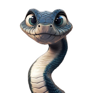 Cartoon Snake Vinyl Car Decal Sticker – Waterproof & UV-Resistant 4.0" Cartoon Snake Vinyl Car Decal Sticker – Waterproof & UV-Resistant 4.0"